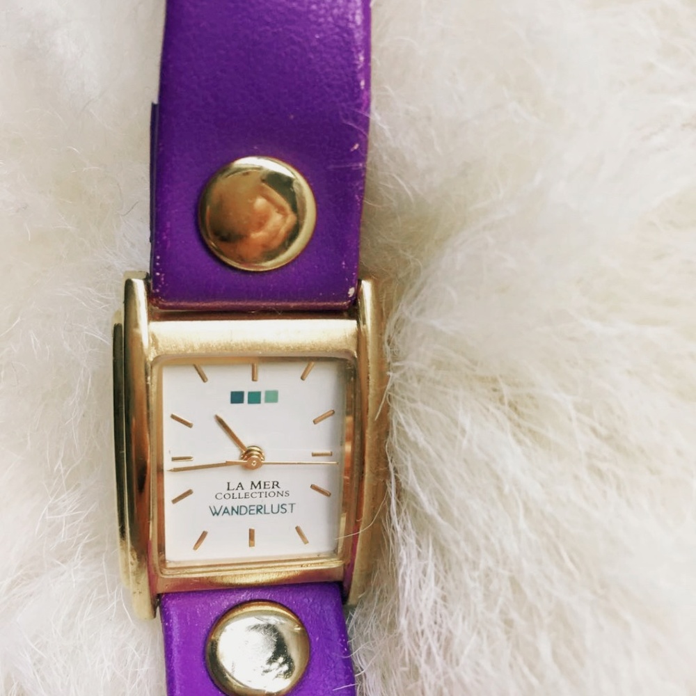 La  mer wonderlust collection wrap purple watch